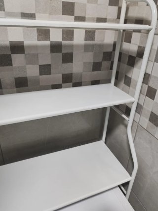 Estantería WC/Lavadora Blanca