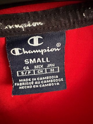 Camiseta Champion Roja Talla S