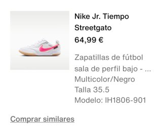 Zapatillas fútbol sala niño Nike T90