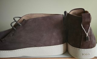 Botas Tod's Ante Marrones Nuevos. TALLA 10 1/2