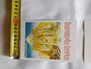 Tarjetas musicales Iron Maiden y Spandau Ballet