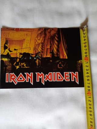 Tarjetas musicales Iron Maiden y Spandau Ballet