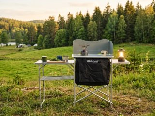 Mesa Cocina Camping Outwell Plata