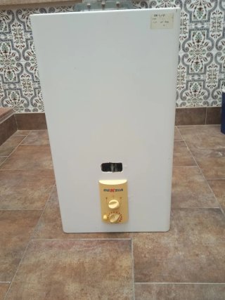 Calentador gas natural DEKSIA blanco