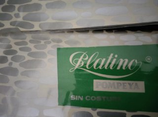 Lote 6 Medias Platino Pompeya Vintage Sin Costura