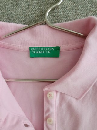 Polo rosa mujer Benetton