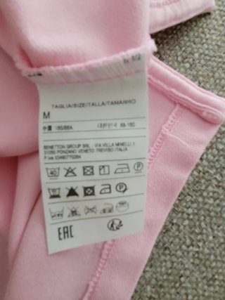 Polo rosa mujer Benetton