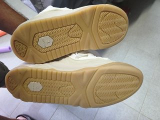 Zapatillas Bershka Beige/Blanco Talla 44