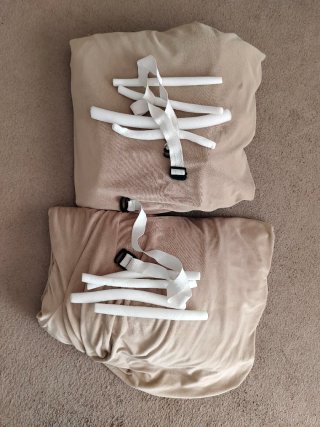 2 Fundas para Sofá Beige