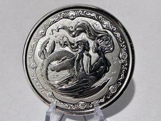 1oz 1 oncia argento 999 Samoa 2023 - Sirene