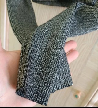 Jersey Zara Manga Larga Gris