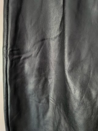 Pantalón cuero mujer negro