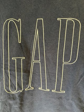 Camiseta GAP Logo Grande Azul Marino Talla S