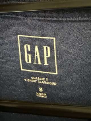Camiseta GAP Logo Grande Azul Marino Talla S