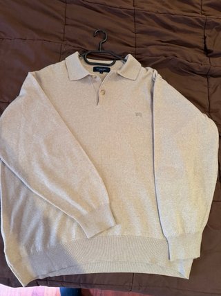 Jersey Burberry Hombre Beige Talla M