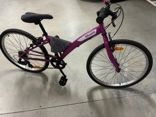 Bicicleta junior morada