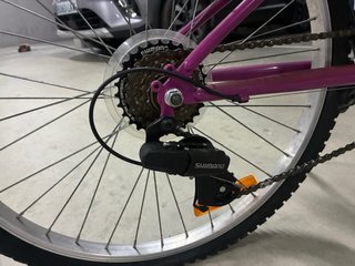 Bicicleta junior morada