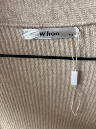 Cárdigan Whoo Beige Talla Única