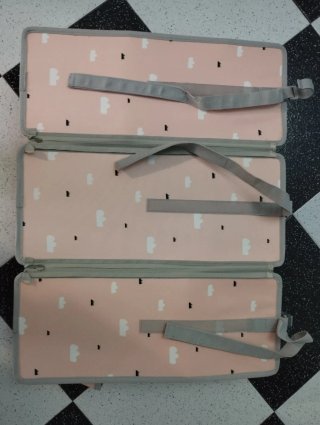Organizador Cuna Sunveno Nubes Rosa