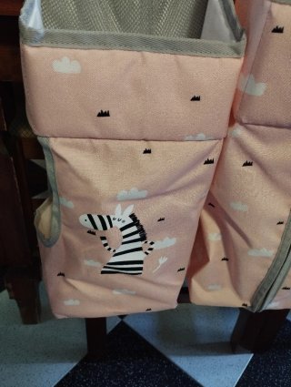 Organizador Cuna Sunveno Nubes Rosa