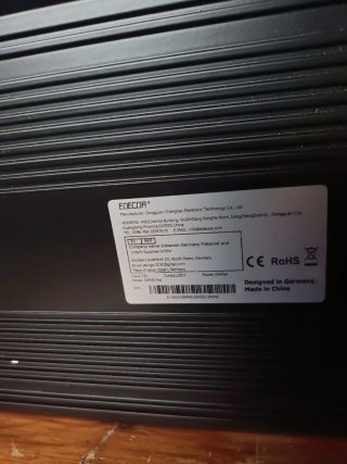 Inversor EDECOA 2500W/5000W 12V DC a 220V AC