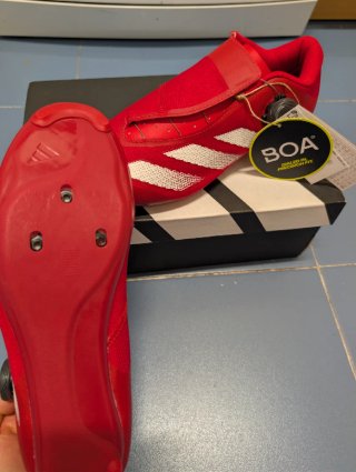 Zapatillas Ciclismo Adidas BOA Roja TALLA 42
