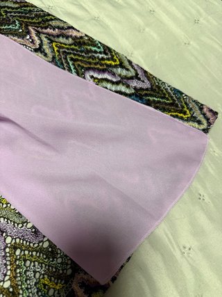 Chaqueta SOMMER MANN Lujo Zigzag Morado Talla M