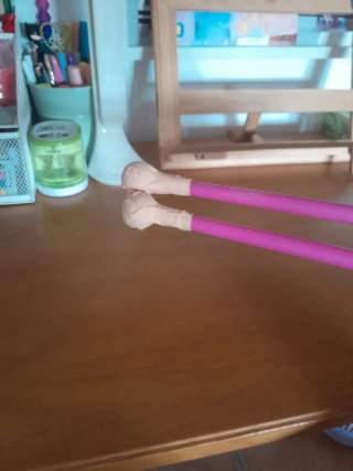 Mazas rítmica rosas