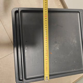 Cubo basura extraíble gris