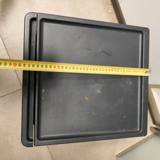 Cubo basura extraíble gris