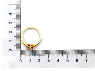 sortija oro 18k con piedra con diamante