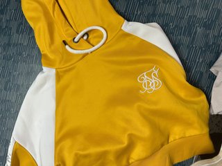 Chaqueta SikSilk Amarilla y Blanca