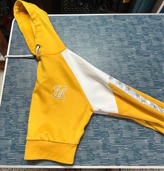 Chaqueta SikSilk Amarilla y Blanca