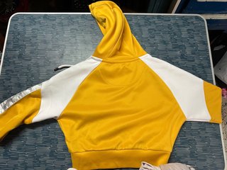 Chaqueta SikSilk Amarilla y Blanca