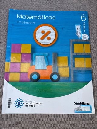 Matemáticas 6 Primaria. Editorial Santillana