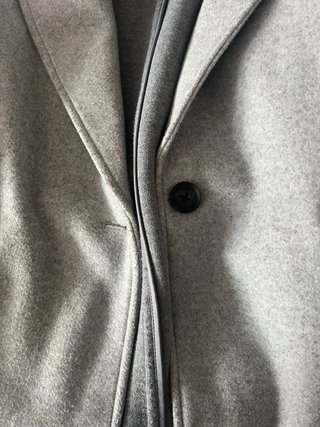 Abrigo gris largo
