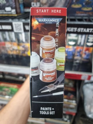 Warhammer 40K Paints + Tools Herramientas Pinturas