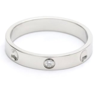 Anillo Louis Vuitton Oro Blanco Diamantes