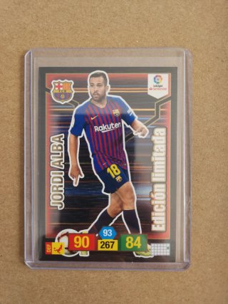 Adrenalyn 18-19 Jordi Alba Edición Limitada