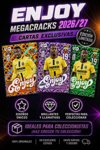 Cartas Enjoy Megacracks 2026/27