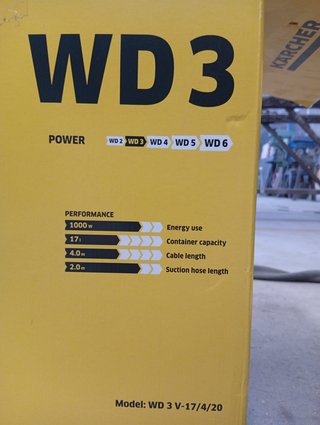 Aspirador Karcher WD3