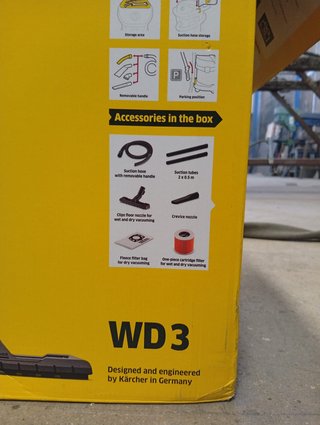 Aspirador Karcher WD3
