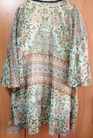 Kaftán Estampado Zara Talla Única