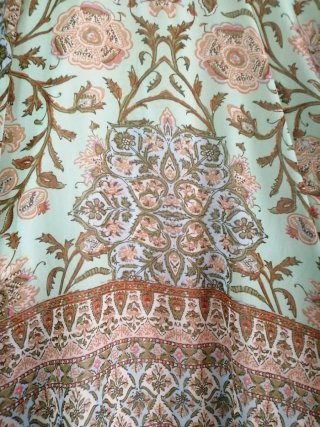 Kaftán Estampado Zara Talla Única