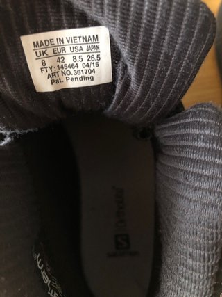 Botas Salomon Kaïpo CS WP 2 Impermeable negras