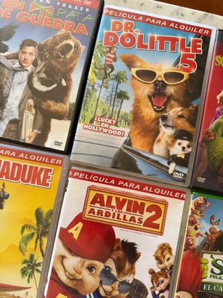 Lote 7 DVDs Películas Variadas.