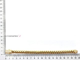 pulsera oro 18k con piedra con circonita