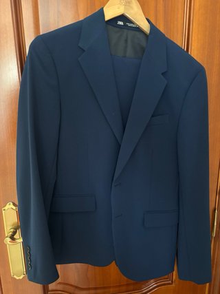Traje Zara Azul Talla M