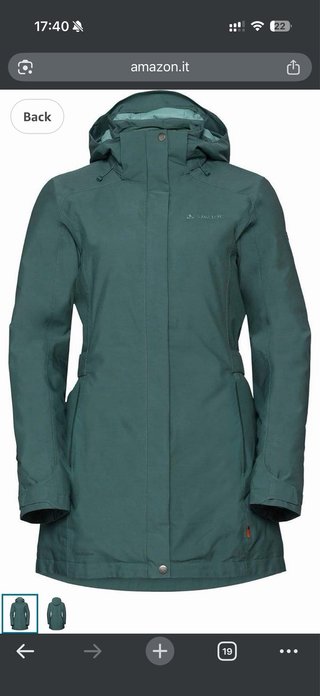 Parka de invierno Vaude Skomer para mujer