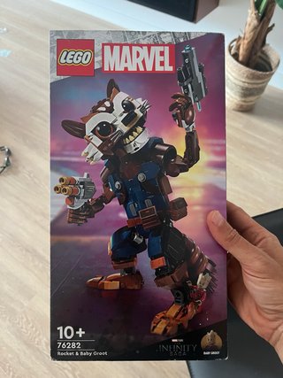 Caja LEGO Marvel Rocket & Baby Groot 76282